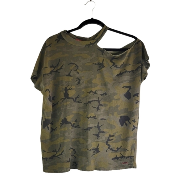 n:PHILANTHROPY Flamingo Cutout Camouflage Top - Picture 15 of 15